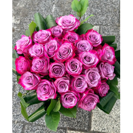 Buchet 25 Trandafiri mov BR175 Buchet 25 Trandafiri mov BR175