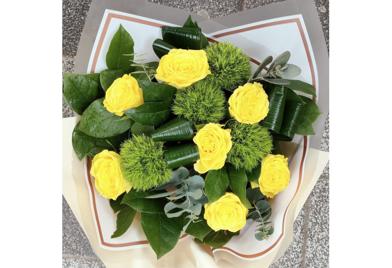 Buchet Trandafiri Galbeni BR96